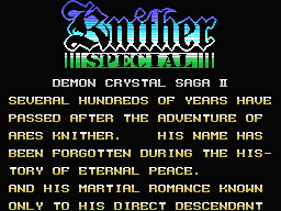 Knither Special Title Screen